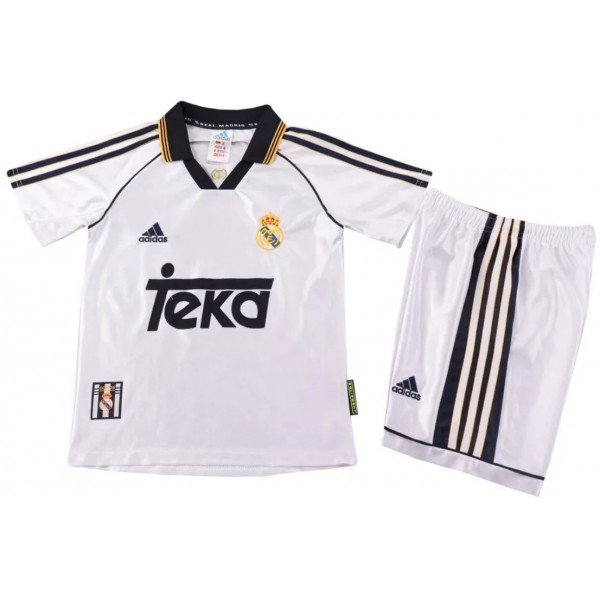 Kit infantil I Real Madrid 1998 1999 Adidas retro 